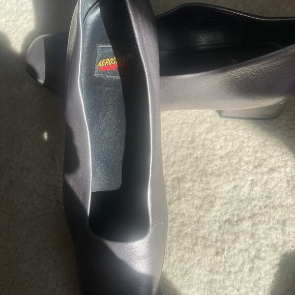 Steel Gray Aerosole comfy and stylish pumps - Picture 2 of 4